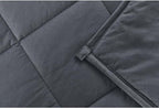 TONGDADA California King Size Weighted Blanket | 90''x108'',40lbs | Perfect for Couples,Designed for Heavy Weight Enthusiasts | Premium Cotton Material with Glass Beads | Dark Grey