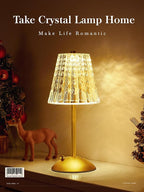 One Fire Nightstand Lamps Set of 2, Dimmable Crystal Table Lamp 3 Colors Gold Lamp,Touch Lamp Bedroom Lamps, Rechargeable Small Lamp, Bedside Lamps Set of 2 for Bedroom Living Room Bathroom Hotel Bar