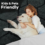 Fluffy 5x8 Area Rugs for Bedroom Living Room,Thick Shag Throw Floor Carpet,Soft Shaggy Bedside Non-Slip Rug Dusk Gery
