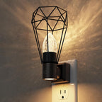 L LOHAS LED Night Light, Night Lights Plug into Wall, 3000K Warm White, Farmhouse Plug in Light with Dusk to Dawn Sensor, for Bedroom, Bathroom, Kitchen, Hallway