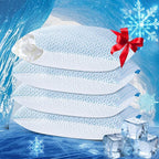 SUPA MODERN Shredded Memory Foam Pillows Queen Size Set of 4, Cooling Bed Pillow for Sleeping for Hot Sleepers, Adjustable Pilllows for Side Back and Stomach Sleepers, Neck & Shoulder Comfort Support