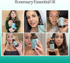 Pure Rosemary Essential Oil with Dropper - Undiluted Rosemary Oil for Hair Skin and Nails and Refreshing Aromatherapy Oil for Diffusers - Rosemary Essential Oil for Cleansing Dry Scalp Care 4oz