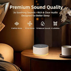 Kipcush White Noise Machine with Night Light – Nursery Sound Machine with Soft Non-Glare Lamp, 30 Soothing Sounds, 8 Color Lights, Up to 8-Hour Timer for Baby & Adults