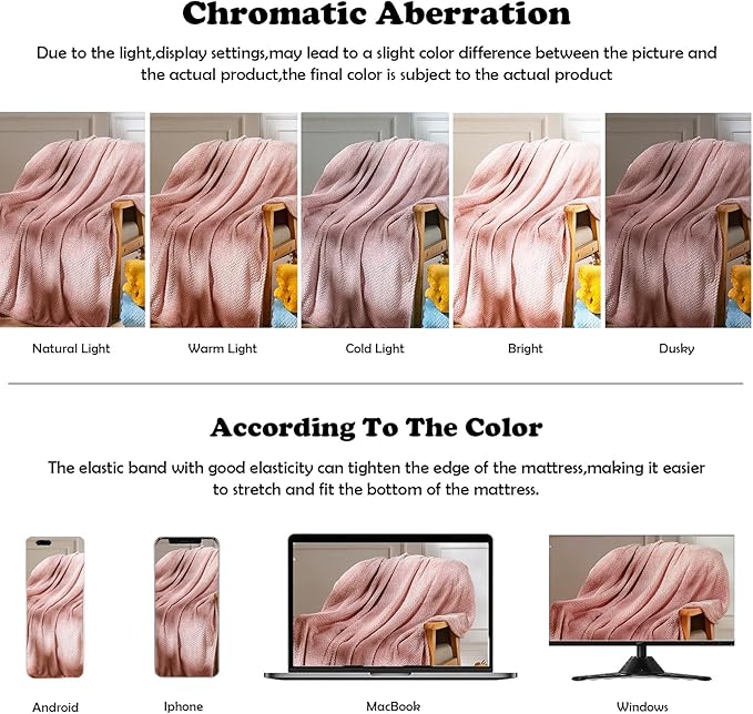 NEWCOSPLAY Super Soft Throw Blanket Premium Silky Flannel Fleece Leaves Pattern Lightweight Blanket All Season Use (Dusty Pink, Throw(40"x50"))