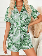 LILLUSORY Womens Satin Silk Pajamas Set 2 Piece Ruffle Pjs Winter Matching Lounge Sleepwear Button Down Striped Shirt Shorts