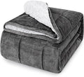 yescool Weighted Blanket for Adults (15 lbs, 48" x 72", Medium Gray) Heavy Blanket for Sleeping Perfect for 140-160 lbs, Twin Size Breathable Blanket with Premium Glass Bead, Machine Washable