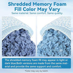 QUTOOL Double Sided Cooling Pillow for Hot Sleepers, Shredded Memory Foam Pillows King Size Set of 2, Adjustable Soft & Firm Gel Bed Pillow for Side, Back, Stomach Sleepers