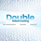 QUTOOL Cooling Pillows for Hot Sleeping, Shredded Memory Foam Pillows Queen Size Set of 1,Adjustable Soft & Firm Gel Bed Pillow for Side, Back, Stomach Sleepers