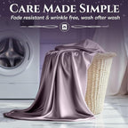 SLEEP SANCTUARY Satin Sheets King Size – 4 Piece Luxury Silky Bed Set, Softer Than Silk, 15" Deep Pocket, Cooling & Wrinkle-Free, Moisture-Wicking & Breathable for Hair & Skin (Lavender)