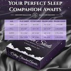 SLEEP SANCTUARY Satin Sheets King Size – 4 Piece Luxury Silky Bed Set, Softer Than Silk, 15" Deep Pocket, Cooling & Wrinkle-Free, Moisture-Wicking & Breathable for Hair & Skin (Stone Grey)