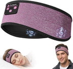 Sleep Headphones Headband Wireless Bluetooth 5.4 - Soft, Breathable, Ultra-Thin Speakers for Side Sleepers, Workout, Airplane Travel, Relaxation