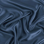 Bedsure Satin Pillowcase with Zipper, Similar to Silk Pillow Cases 2 Pack, Satin King Size Pillow Cases, Silky & Soft Pillow Covers for Hair and Skin, Gifts for Women Men, Blue, 20x36 Inches