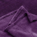 BEDELITE Fleece Blanket Purple Throw Blankets for Couch & Bed, Luxury Plush Cozy Fuzzy Blanket 50" x 60", Super Soft Warm Lightweight Throw Blanket for Travel Camping