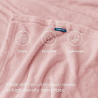 Bedsure GentleSoft Pink Fleece Blankets King Size - Bed Blanket Soft Lightweight Plush Cozy Fuzzy Luxury Microfiber, 108x90 inches