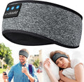 LC-dolida Sleep Headphones Headband Bluetooth 5.4, Sports Headband Earphones Wireless Ultra-Thin HD Stereo Speaker, Sleep Earphones Wireless for Workout Yoga Insomnia Running Meditation Gifts