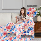 L'AGRATY Weighted Blanket - 60"x80" 20lbs Cooling Breathable Heavy Blanket Microfiber Material with Glass Beads for Adult All-Season Summer Fall Winter Soft Thick Comfort