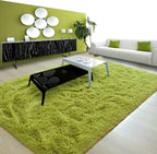 Noahas Large Fluffy Green 5x8 Area Rugs for Living Room Bedroom,Thick Shag Throw Rug,Big Soft Shaggy Bedside Non-Slip Plush Dorm Nursery Kids Carpet