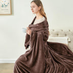 BEDELITE Fleece Blanket Brown Throw Blankets for Couch & Bed, Luxury Plush Cozy Fuzzy Blanket 50" x 60", Super Soft Warm Lightweight Throw Blanket for Travel Camping