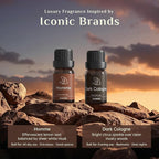 ASAKUKI Men Essential Oils Set for Diffuser, 6×10ml Cologne-Inspired Unisex Fragrance Oils for Diffusers – Elegant, Clean, and Confident Scents