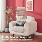 Ailemei Direct Knit Throw Blanket for Bed, Soft Thin Blankets for Sofa, Couch, Camping, Office Chair, Cozy Touch Lightweight Breathable Blanket All Season Use, Dusty Rose 50"×70"