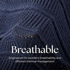 Boho Knitted Chenille Blanket with Tassels - Lightweight & Soft All-Season Throw - 3D Classic Pattern for Living Room Bedroom Couch, Royal Blue, Queen 90"x90"
