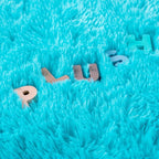 Noahas Fluffy Teal Blue Rug for Living Room,6x9 Area Rugs,Thick Plush Shag Rug,Big Fuzzy Carpet,Comfy Kids Rugs,Large Living Room Rugs,Soft Nursery Rug for Baby,Shaggy Rugs for Bedroom
