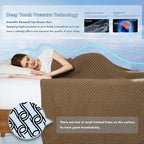 Topcee Knitted Weighted Blanket - 60"x80" 15lbs Queen Size Cooling Chunky Knit Heavy Blanket for Adults Cable Yarn Knit Decorative No Beads Soft Cozy and Cooling Weighted Throw Machine Washable