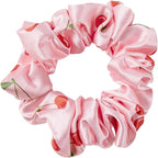 Slumber Satin Beauty Sleep Set, Cherry, 3-Piece Set with Pillowcase, Eye Mask, and Scrunchie
