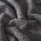 CYMULA Knit Throw Blanket for Couch Dark Grey-Super Soft Lightweight Plush Fuzzy Fluffy Cozy Blankets and Throws for Sofa Bed, 50x60 inches