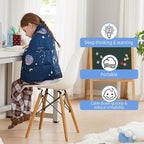 HOSUKKO Weighted Blanket - 2 lbs Navy Starry Sky Heavy Blanket - Small Size Breathable Blanket(19 * 21 inches, 2 lbs)