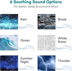 Big Red Rooster Sleep Sound Machine - White Noise Device for Kids and Babies with Rain and Nature Sounds - Portable Noise Cancellation for Nap Time, Bedroom, Nursery, or Office - 4x4x3 in