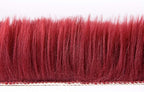 Ashler faux fur rug, Fluffy Shaggy Area Rug Ultra Soft 3 x 5 Feet Rectangle Fur Rug Deep Red Fuzzy Rug Machine Washable Shag Rug, Nursery Decor Throw Rugs for Bedroom, kids room, Living Room