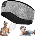 LC-dolida Headband Headphones Bluetooth 5.4 Headband, Sleep Headphones with Ultra-Thin HD Stereo Speaker, Sleep Headband Earphones Wireless for Workout Yoga Insomnia Running Meditation Gifts