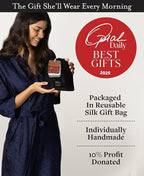 Tara Sartoria Luxury Artisan Silk Robe for Women, Washable, Full Length, Jacquard, XS–4XL, Oprah Daily 2025