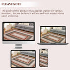 RUGSREAL 9x12 Braided Rug Washable Living Room Rug Modern Braid Printed Large Bedroom Rug with Rubber Backing Farmhouse Accent Large Carpet for Dining Room Home Decor Office, Crimson/Earthy