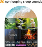 10-60 Mins Simulate Sunrise Alarm Clock: Gentle Wake Up Light with 12 Brightness, 30 Volume, Bright & Loud Enough for Heavy Sleepers - White Noise Machine with 30 Soothing Sounds, Ease of Use