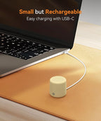 Dreamegg Travel White Noise Machine - Portable Sound Machine for Baby Adults, Travel Sound Machine for Sleep, 16 Nature Sound, Timer, White Noise Machine for Sleeping Gift, Butter