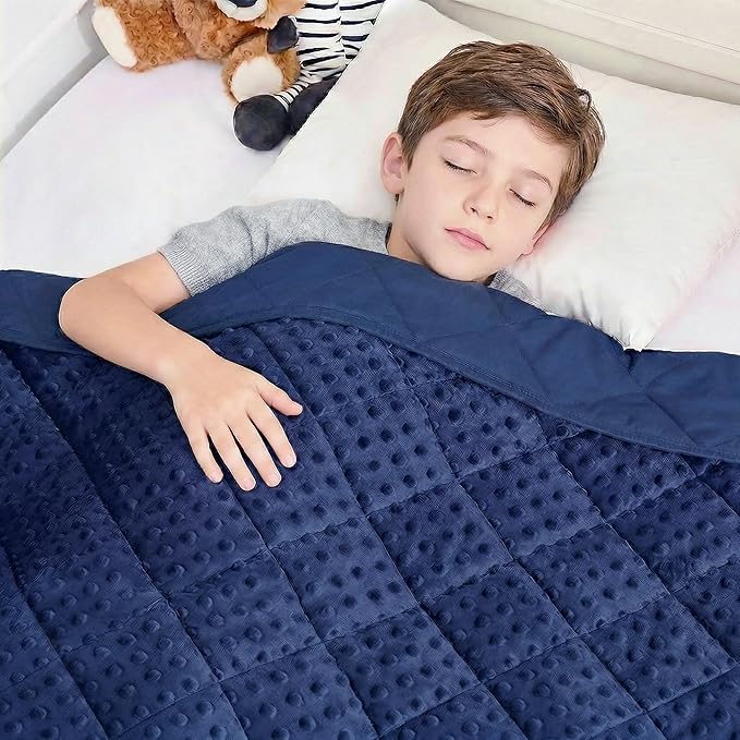 yescool Weighted Blanket Kids 5 Pounds, Kids Birthday Blanket Gifts for Boys Girls, Small Weighted Throw Blankets Washable Heavy Blankets, Winter Weighted Comforter for 5 6 7 8 9 Year Old, 36 * 48in