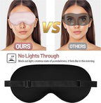 Sleep Mask, Silk Eye Mask for Sleeping with Adjustable Strap, Blindfold Eyeshade for Men & Women, Comfortable & Soft Eye Cover Eyeshade for Night Sleep (Pink)