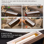 TMEHM Fireplace Flame Air Diffuser Humidifier,7 Colors Aromatherapy Essential Oil Diffuser,Ultrasonic with Timer for Home,Bedroom,Office,Yoga (Dark Wood Grain)