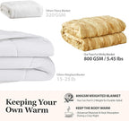 MHD l [Made in Korea] Premium Faux Fur Throw Blanket :Luxury Double-Sided 15mm Microfiber Blanket, 800 GSM :Beige, 60" x 79"