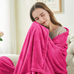 BEDELITE Fleece Blanket Twin Size Hot Pink Valentines Throw Blankets for Couch & Bed, 300GSM Luxury Plush Cozy Fuzzy Blanket 60x80 inches, Super Soft Warm Lightweight Throw Blanket for Travel Camping