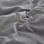 Cottonight Grey Comforter Set King Men Dark Gray Bedding Comforter Set King Size Solid 3Pcs Bed Set Modern Cozy Breathable Gray Bedding Comforter Sets for Women Men