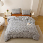 Cottonight Leopard Comforter Set Full Animal Cheetah Print Bedding Set 3 Pieces Leopard Print Comforter Fluffy Soft Bedding Set Kids Teens Full Comforter with 2 Pillowcases