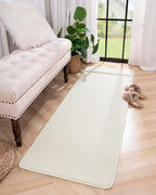 Andecor Shag Runner Rug for Bedroom Living Room, 2x6 Cream White Washable Fluffy Hallway Runner Area Rugs for Kitchen Boys Girls Kids Room Home Decorations Carpet