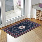 Spring Flower Area Rug 2x3 ft Entry Rug Washable Boho Rugs Non Slip Low Pile Floral Door Mat Small Carpet for Bedroom, Bedside, Kids Room, Office, Dining Room