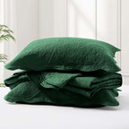 IR Imperial Rooms 8 Pack California King Quilt Bedding Set (118"x106") - Bulk Wholesale for Hotels, Guest Bedroom & Airbnbs - Microfiber Reversible Floral Embossed Quilts Bedspreads (Emerald)