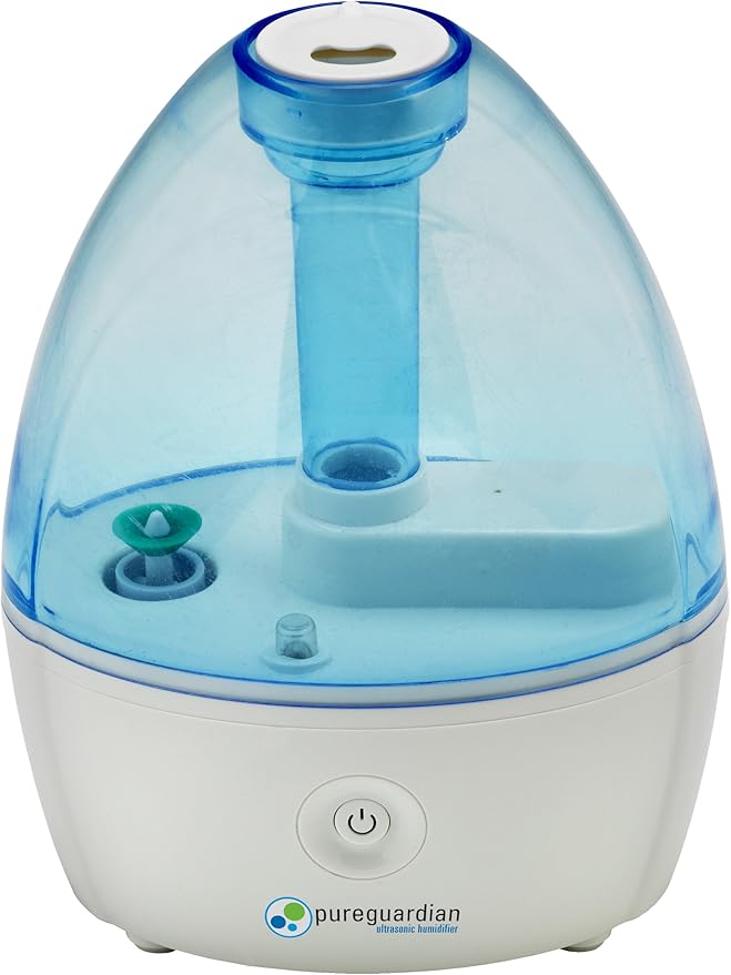 Pure Guardian H910BL Ultrasonic Cool Mist Humidifier, 14 Hrs. Run Time, 210 Sq. Ft. Coverage, Small Rooms, Quiet, Filter Free (Pack of 2)