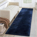 2x4 Shaggy Runner Rug, Ultra Soft Fluffy Plush Indoor Area Rug for Hallway Bedroom Living Room Kitchen Entryway, Non-Slip Modern Fuzzy Floor Carpet