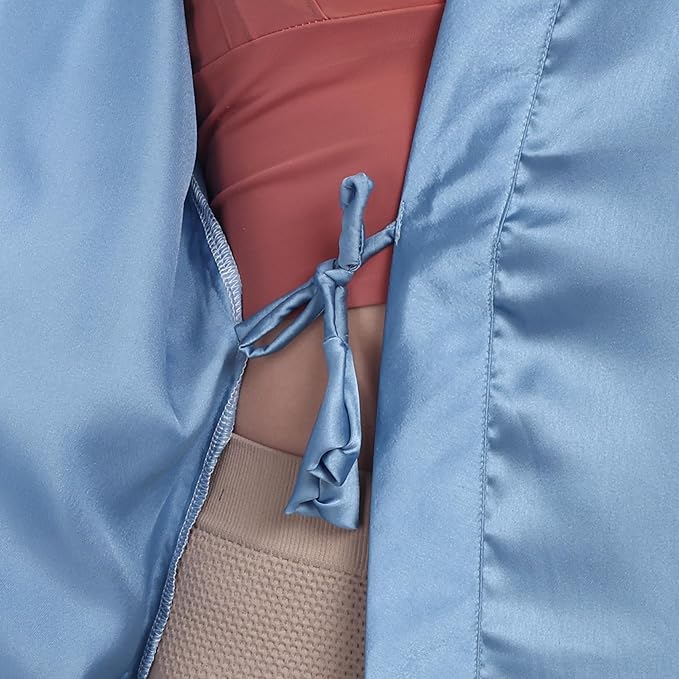 Silk Robes for Women Ankle Length Satin Kimono Robes with Belt Bridemaids Sleepwear Bachelorette Nightgown